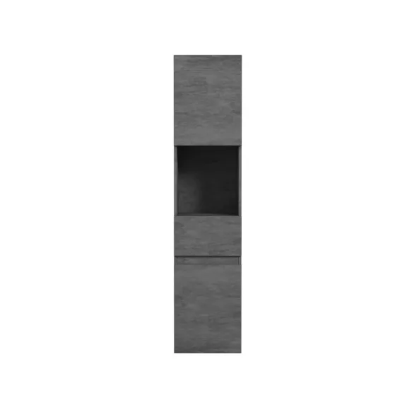 CORBO/BELLUNO kiegészítő szekrény, antik szürke – 30 x 150 x 30 cm