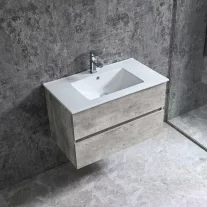 CORBO 80 függesztett alsóbútor szett, antik szürke – 80 cm – Faerezetű