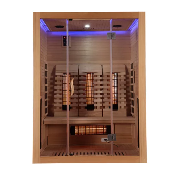 OPEN háromszemélyes infraszauna, 2, 34 kW – 150 x 120 x 200 cm