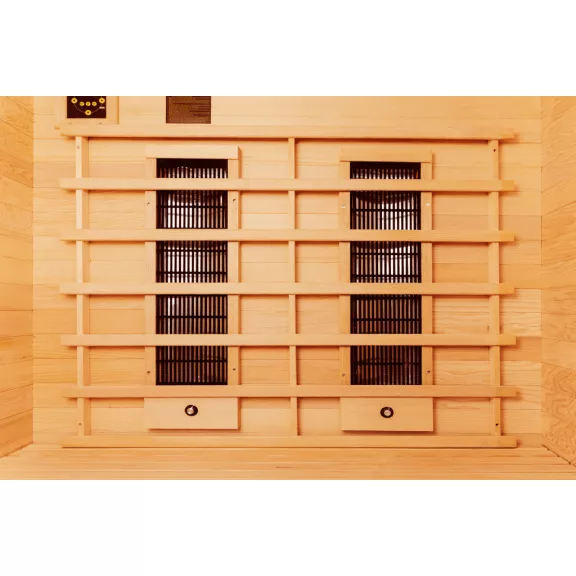 TWINCOMBI infra- és finn szauna kombináció, kétszemélyes – 130 x 120 x 200 cm