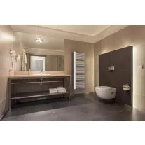 LINZ fürdőszobai fűtőtest, egyenes, fehér, 525 W