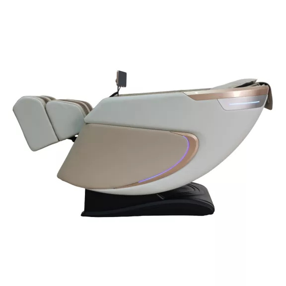 RESTORA luxus masszázsfotel, bézs/krém – 75 x 143 x 114 cm