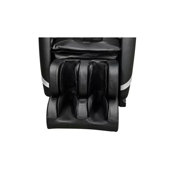 VITALORA luxus masszázsfotel, fekete/ezüst – 74 x 147 x 108 cm