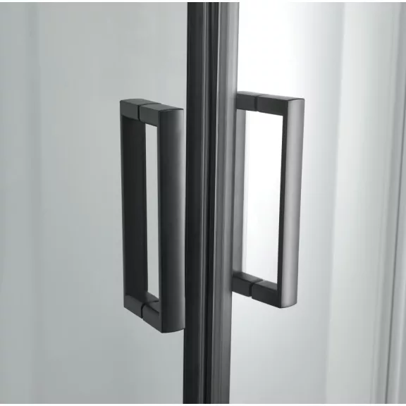 ELITE BLACK íves sarok zuhanykabin két tolóajtóval, 90 cm – Fekete ELITE BLACK íves sarok zuhanykabin két tolóajtóval, 90 cm – Fekete