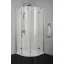 SMARTFLEX íves sarok zuhanykabin két nyílóajtóval – 90 x 90 x 195 cm – Króm