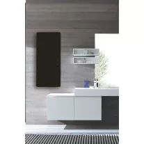 E-MIRROR elektromos fürdőszobai fűtőtest termosztáttal, antracit, 700 W – 1000 x 500 mm
