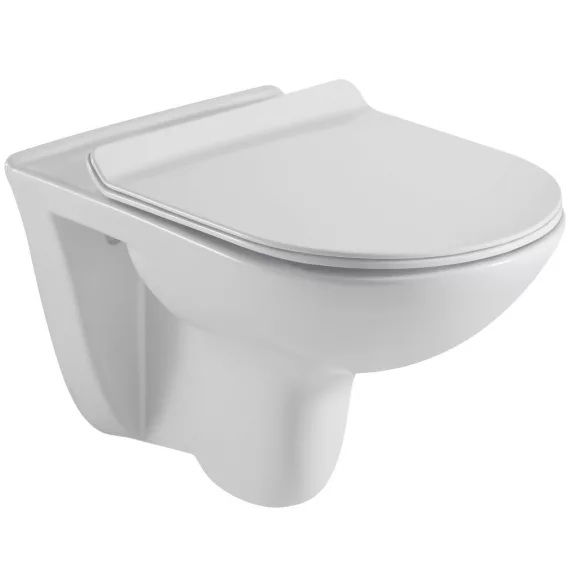 Faro perem nélküli fali wc ülőkével együtt – 49 x 34,5 x 36cm