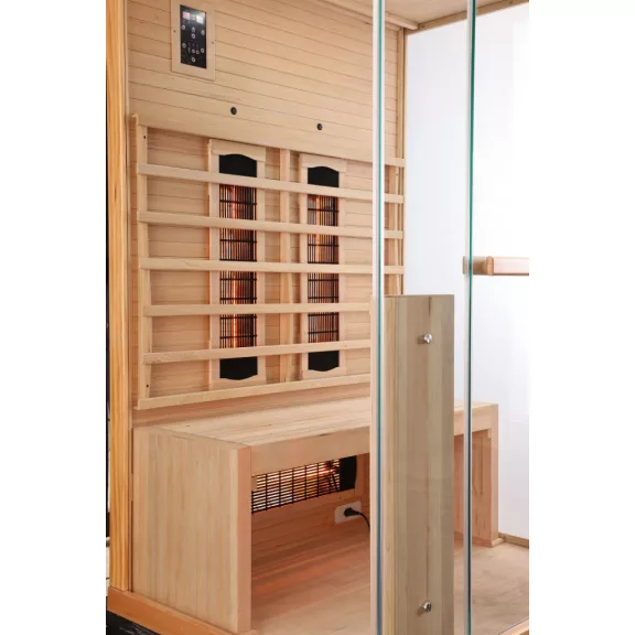 NORDISK 2 kétszemélyes infraszauna – 125 x 100 x 190 cm