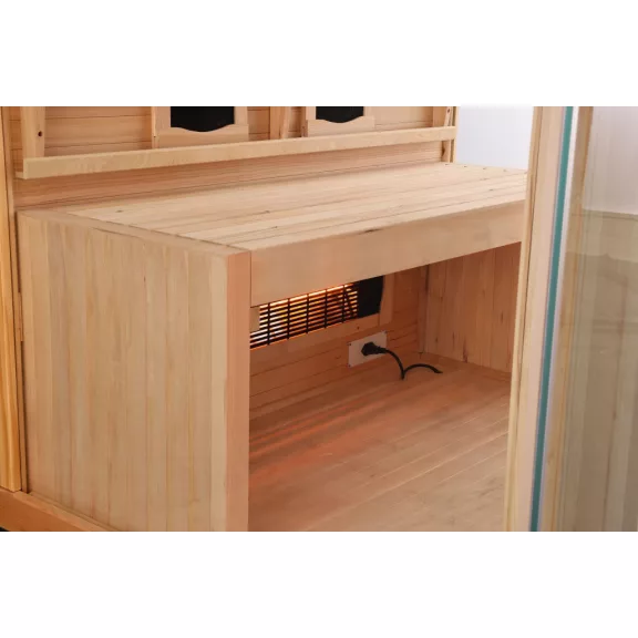 NORDISK 2 kétszemélyes infraszauna – 125 x 100 x 190 cm