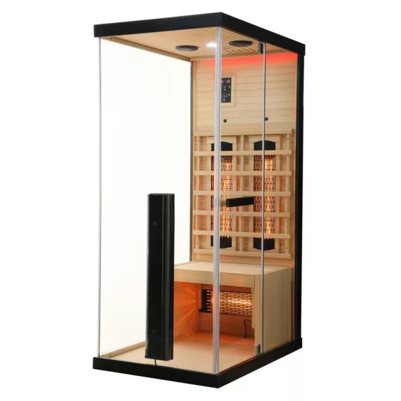 BILLUND 1 egyszemélyes infraszauna, 1, 45 kW – 80 x 110 x 190 cm