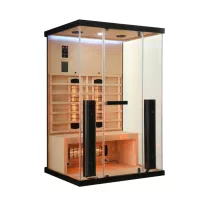 BILLUND 2 kétszemélyes infraszauna, 1, 85 kW – 125 x 100 x 190 cm
