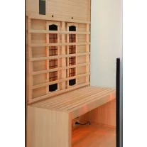 BILLUND 2 kétszemélyes infraszauna, 1, 85 kW – 125 x 100 x 190 cm