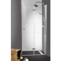 DUET csukló zuhanyajtó 80 cm, jobbos – 80 x 195 cm