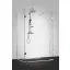 WIDE I háromrészes zuhanyfal, 120/90 cm – 118 x 88/30 x 195 cm – Króm