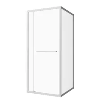 SANOSLIM sarkokkabin toló-forgó ajtóval, 90 cm, króm