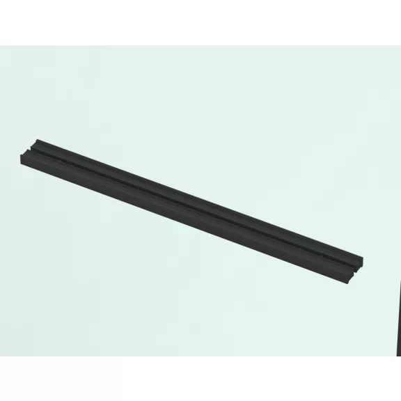 SANOSLIM sarokkabin toló-forgó ajtóval, 80 cm, matt fekete