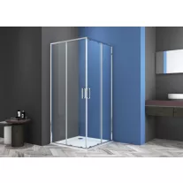SANOSLIM zuhanyajtó, 80 cm, króm
