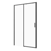 SANOSLIM tolóajtó, 100 cm, matt fekete