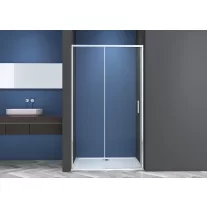 SANOSLIM tolóajtó, 100 cm, króm