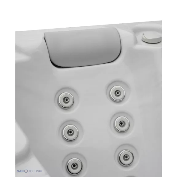 MODENA kültéri medence, fehér – 205 x 130 x 70 cm
