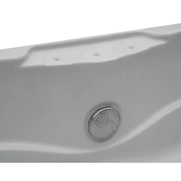 MODENA kültéri medence, fehér – 205 x 130 x 70 cm