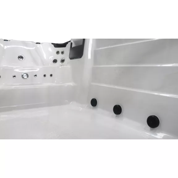 IBIZA SWIM SPA kültéri masszázsmedence, gyöngyházfehér – 400 x 228 x 131 cm