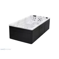 MENORCA SWIM SPA kültéri masszázsmedence, gyöngyházfehér – 450 x 228 x 131 cm