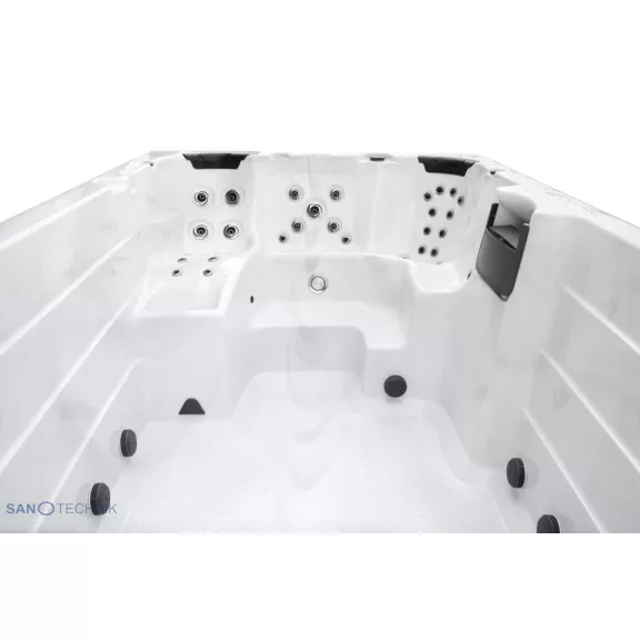 MENORCA SWIM SPA kültéri masszázsmedence, gyöngyházfehér – 450 x 228 x 131 cm MENORCA SWIM SPA kültéri masszázsmedence, gyöngyházfehér – 450 x 228 x 131 cm