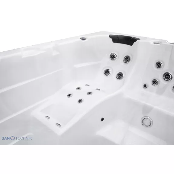 MENORCA SWIM SPA kültéri masszázsmedence, gyöngyházfehér – 450 x 228 x 131 cm MENORCA SWIM SPA kültéri masszázsmedence, gyöngyházfehér – 450 x 228 x 131 cm