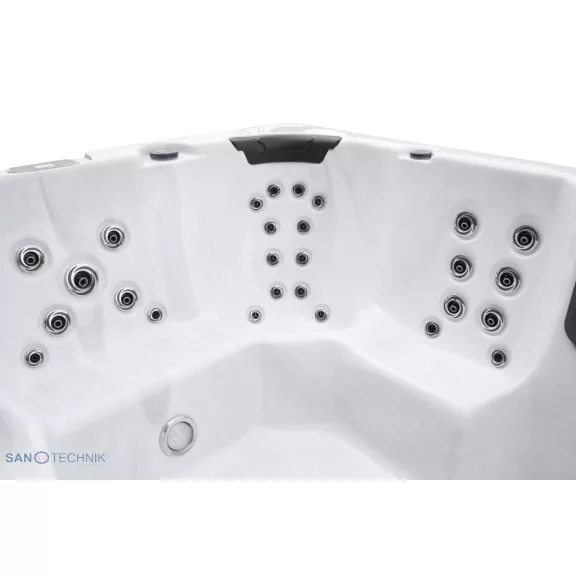 MENORCA SWIM SPA kültéri masszázsmedence, gyöngyházfehér – 450 x 228 x 131 cm MENORCA SWIM SPA kültéri masszázsmedence, gyöngyházfehér – 450 x 228 x 131 cm