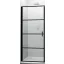 ELITE BLACK nyílóajtó (6 mm) 80 cm – 80 x 195 cm