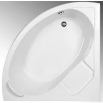 SALSA hidromasszázs zuhanykabin – 119,5 x 119,5 x 227 cm – Fekete hátfallal