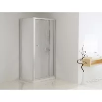 Sarokkabin nyíló ajtóval 90 x 185 x 70cm – Króm