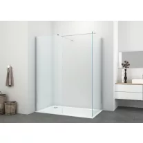 Összekötő idom walk-in távtartókhoz, króm