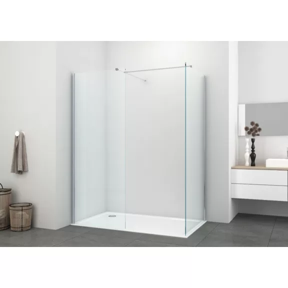 Összekötő idom walk-in távtartókhoz, króm Összekötő idom walk-in távtartókhoz, króm