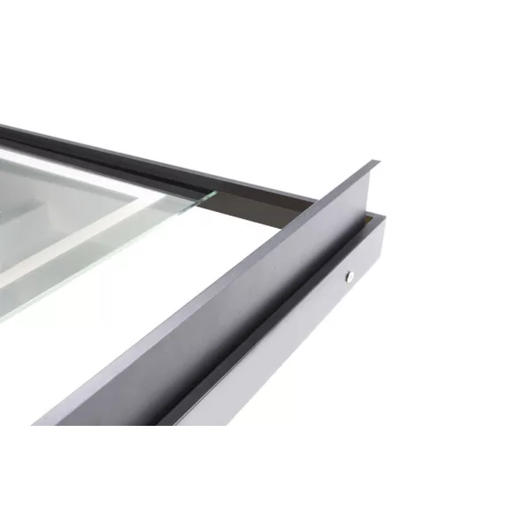Tükör indirekt LED-es megvilágítással, érintőkapcsolóval, páramentesítő fűtéssel, Bluetooth-szal – 60 x 60 + 20 cm