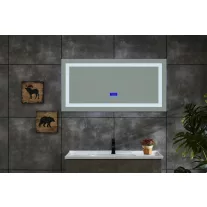 Fürdőszobai fali tükör LED-es megvilágítással – 120 x 60 cm