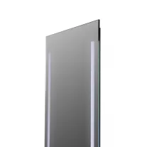 Tükör indirekt LED-es megvilágítással, érintőkapcsolóval – 90 x 60 cm