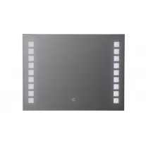 Tükör indirekt LED-es megvilágítással, érintőkapcsolóval, 80×60 cm – 80 x 60 cm