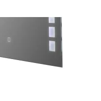 Tükör indirekt LED-es megvilágítással, érintőkapcsolóval, 80×60 cm – 80 x 60 cm