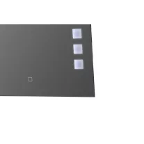 Tükör indirekt LED-es megvilágítással, érintőkapcsolóval, 60×80 cm – 60 x 80 cm