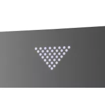 Tükör indirekt LED-es megvilágítással, 60×80 cm – 60 x 80 cm