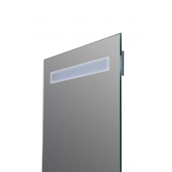 Tükör indirekt LED-es megvilágítással, érintőkapcsolóval, üvegpolccal – 60 x 80 cm