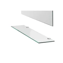 Tükör indirekt LED-es megvilágítással, érintőkapcsolóval, üvegpolccal – 60 x 80 cm