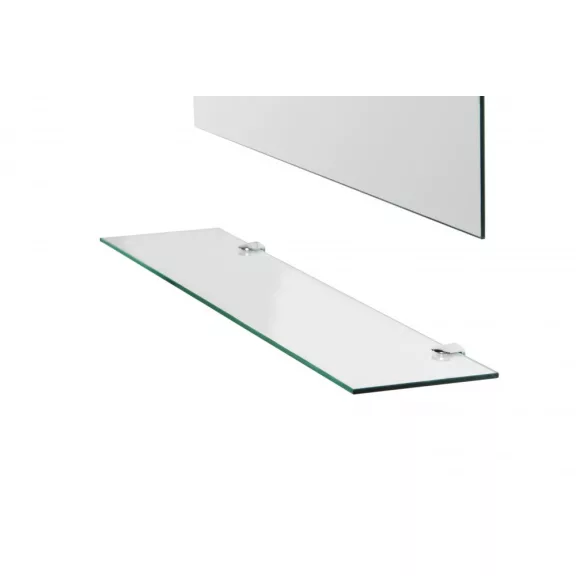 Tükör indirekt LED-es megvilágítással, érintőkapcsolóval, üvegpolccal – 60 x 80 cm